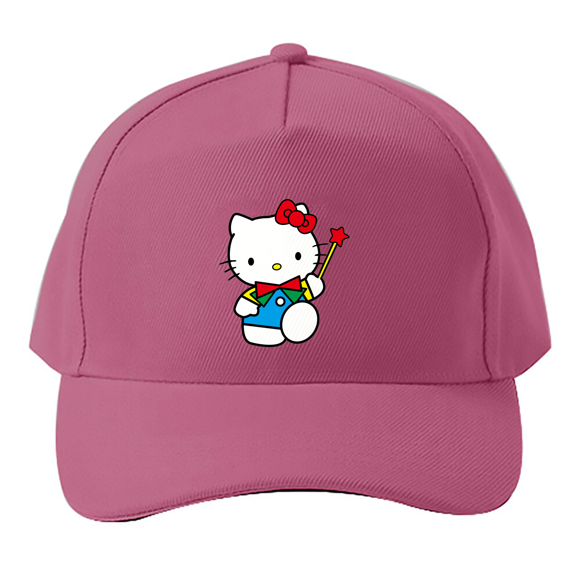 （画像用） Hello Kitty ハローキティ ベースボールキャップ 綿100％ 男女兼用 帽子 スポーツ
